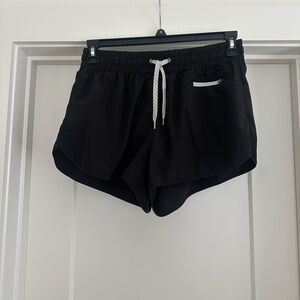 Vuori Black Women's Athletic Shorts